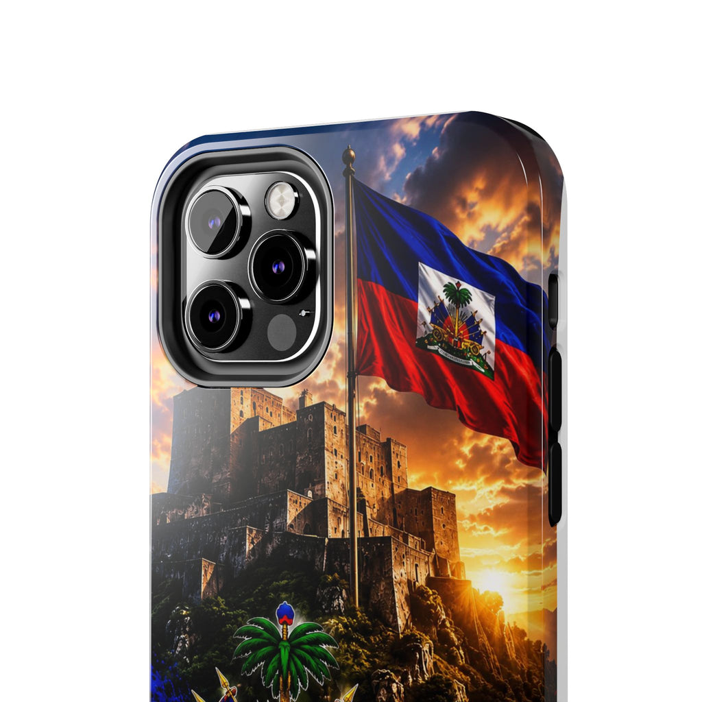 Haiti Crest Tough Phone Case — Citadel Sunset Protective Phone Cover