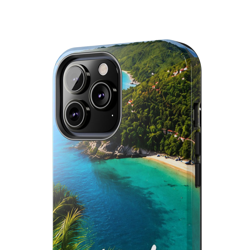 Labadee Haiti Beach Tough Phone Case — Tropical Island Protective Cover