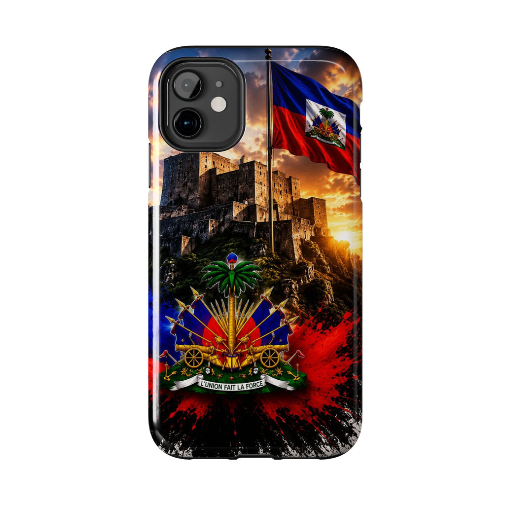 Haiti Crest Tough Phone Case — Citadel Sunset Protective Phone Cover