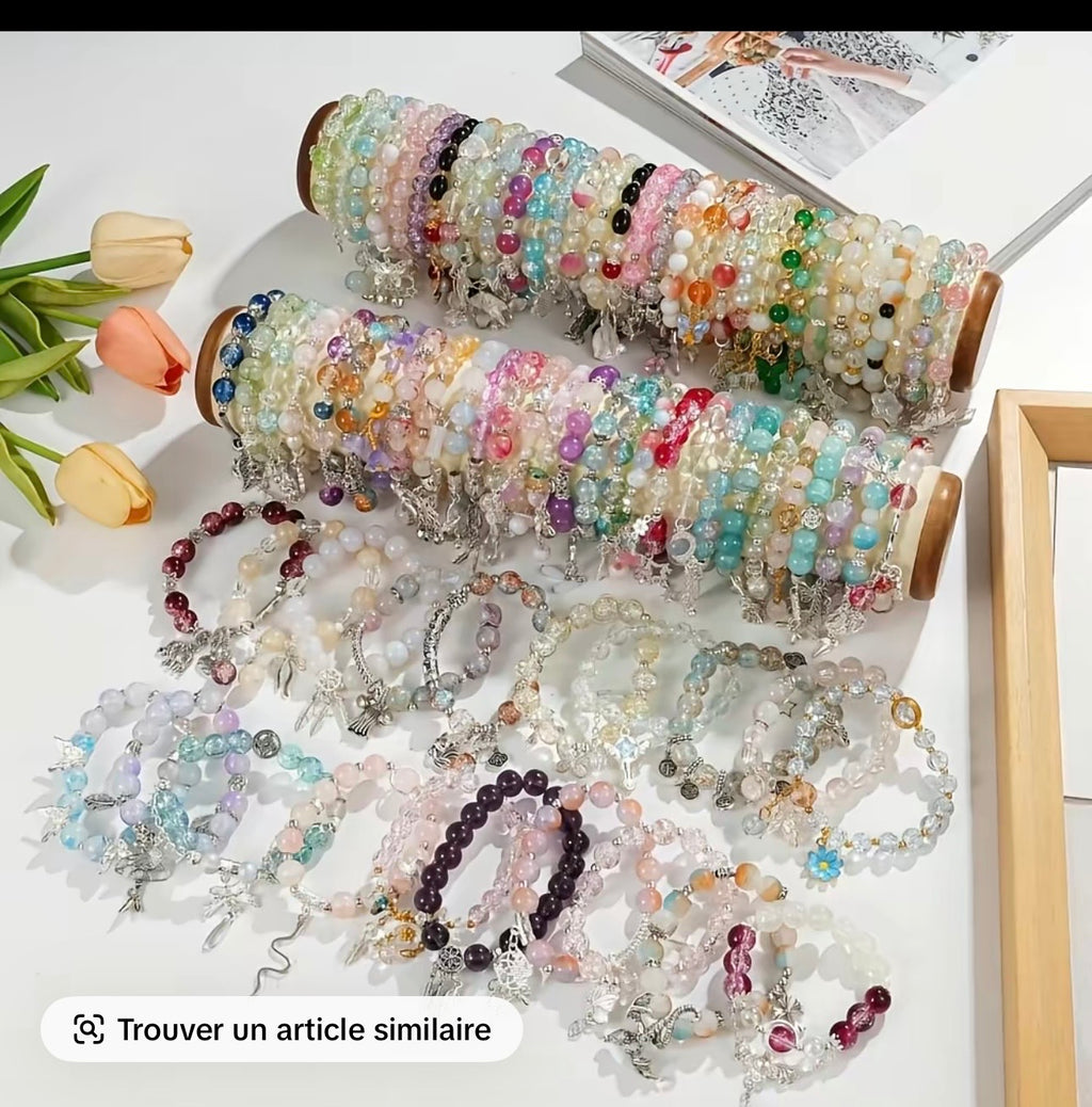 ✨ Cute & Trendy Charm Bracelets Set 💖📿  Add a stylish touch to your outfit with these beautiful handmade bracelets ✨