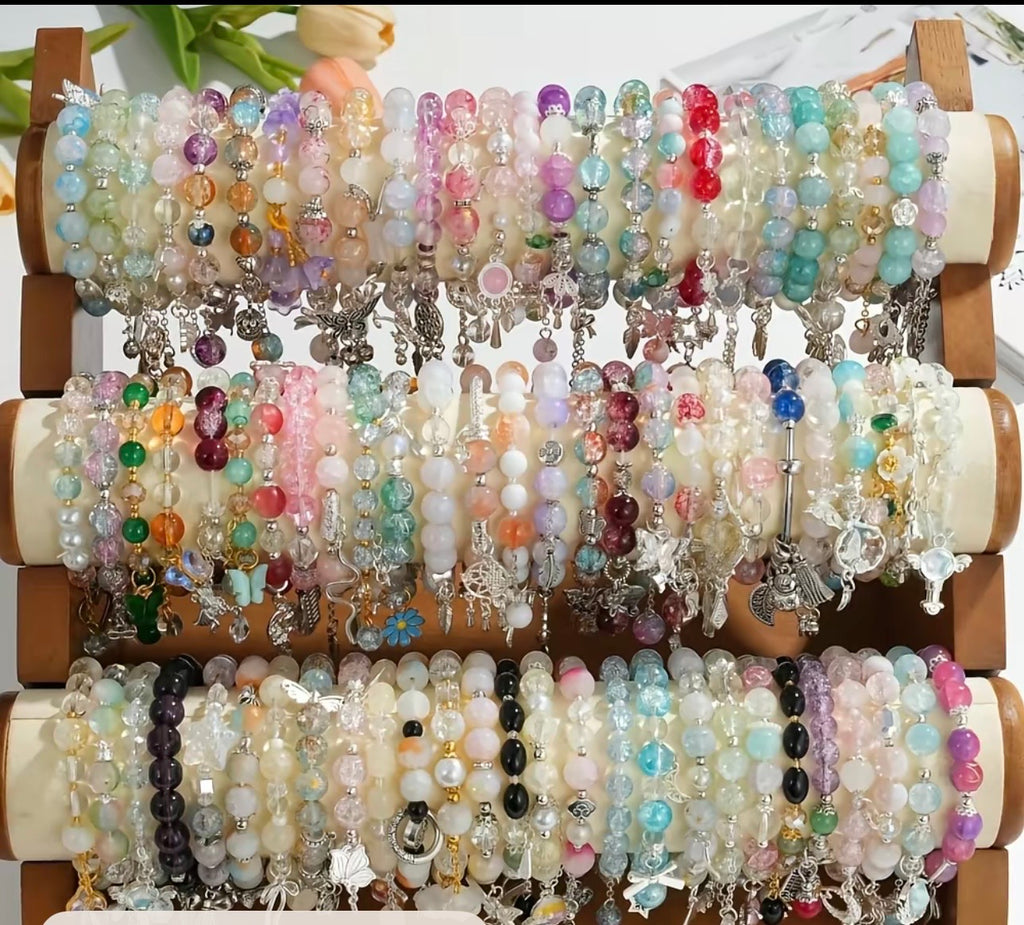 ✨ Cute & Trendy Charm Bracelets Set 💖📿  Add a stylish touch to your outfit with these beautiful handmade bracelets ✨