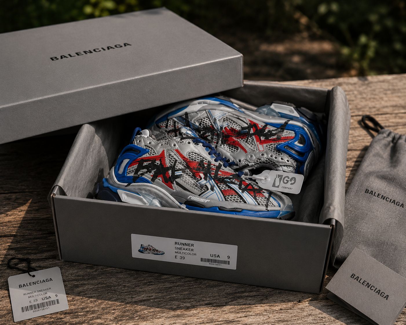BALANCIAGA RUNNER SNEAKERS - MULTICOLOR