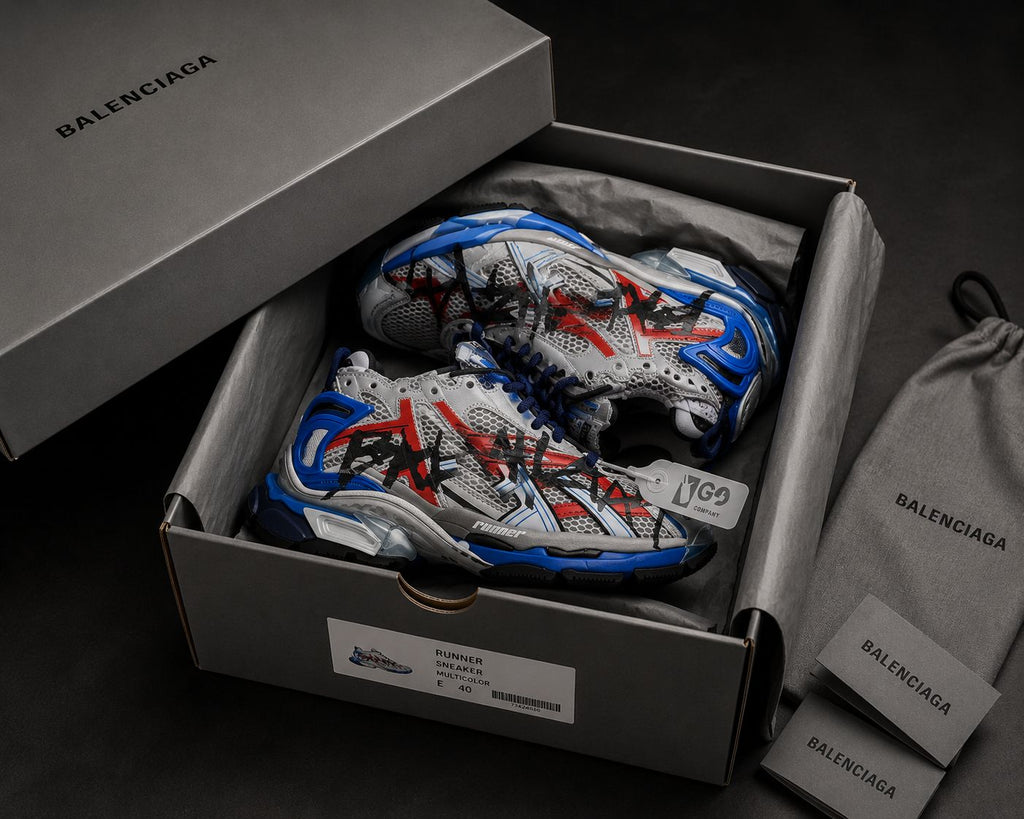 BALANCIAGA RUNNER SNEAKER - MULTICOLOR ( SIZE 40 US )